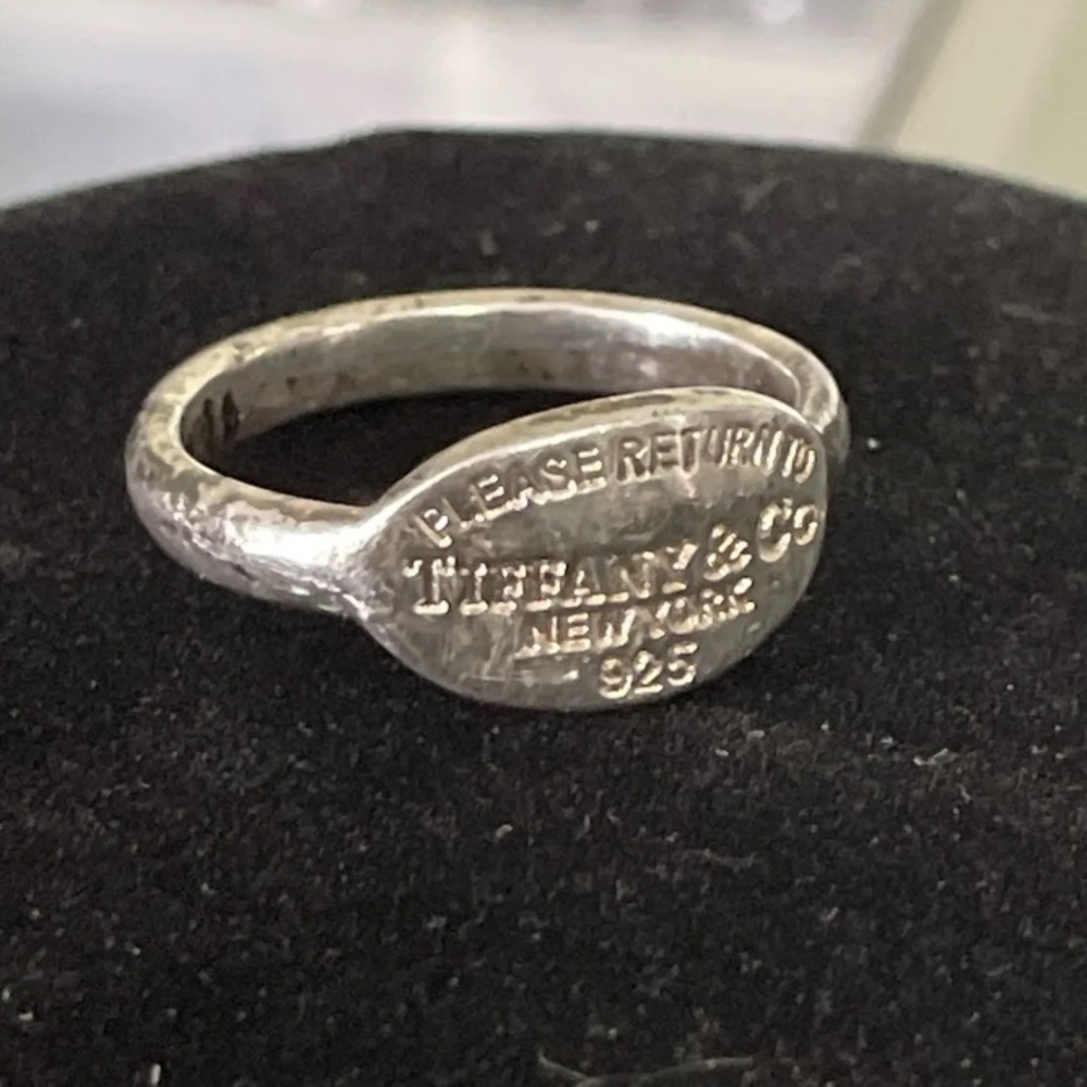 925 Tiffany & Co Silver Ring #1004 - Picture 4 of 4